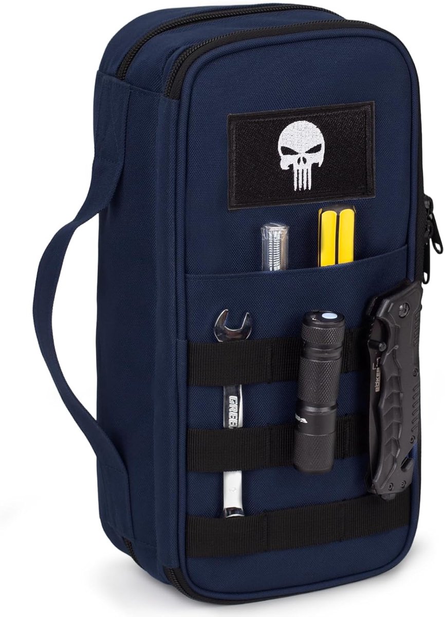 Thijox - Tactische Gereedschapsdraagtas voor Mannen - Waterbestendig, Multifunctioneel met Rits & Handgreep - Compacte Organizer voor Monteurs, Timmer