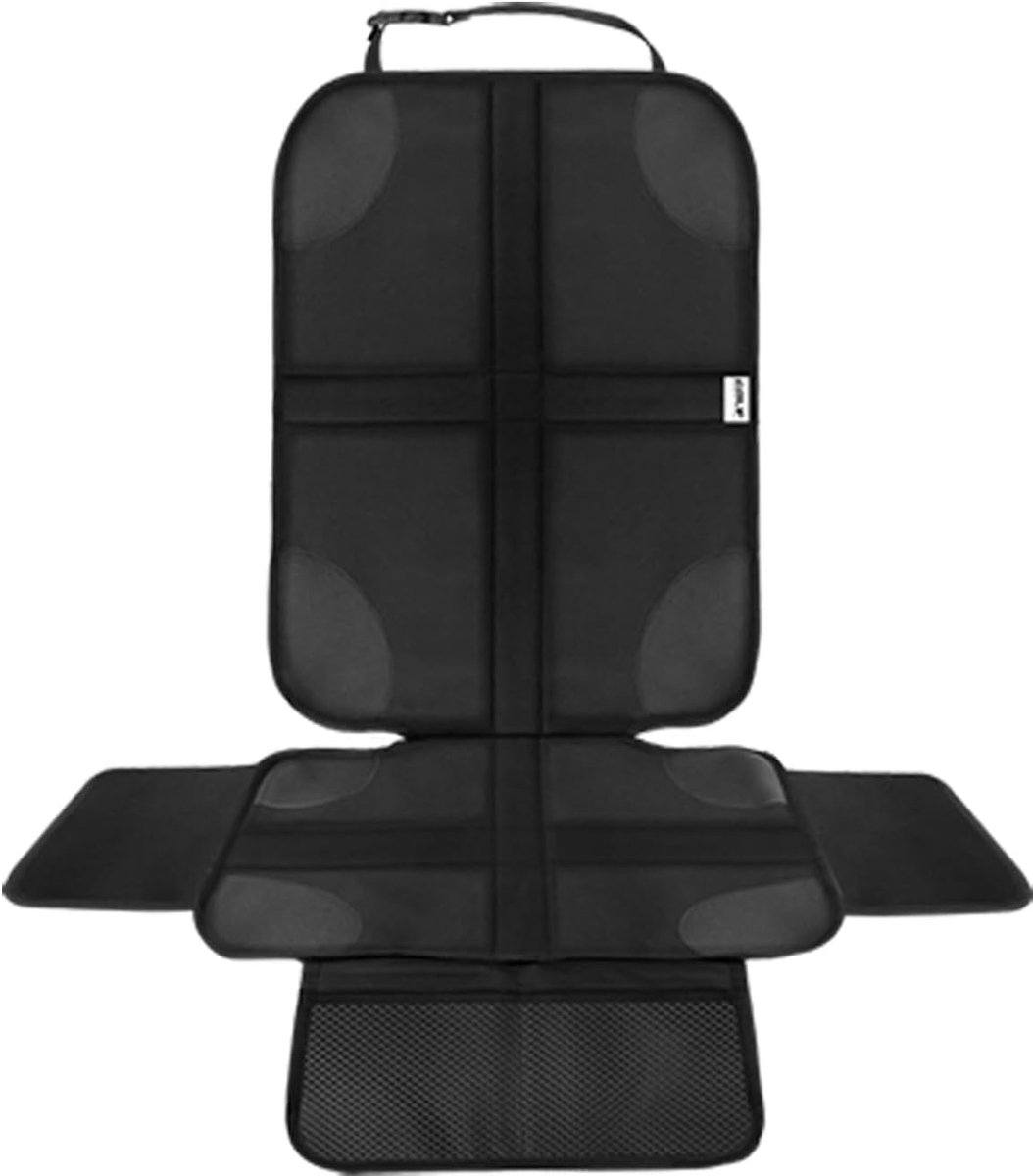 SnelShoppen - Isofix Autostoelbeschermer, Waterdicht, Antislip, Universeel Compatibel, Gemakkelijk te Reinigen, Zwart, Voor Kinderzitje en Auto