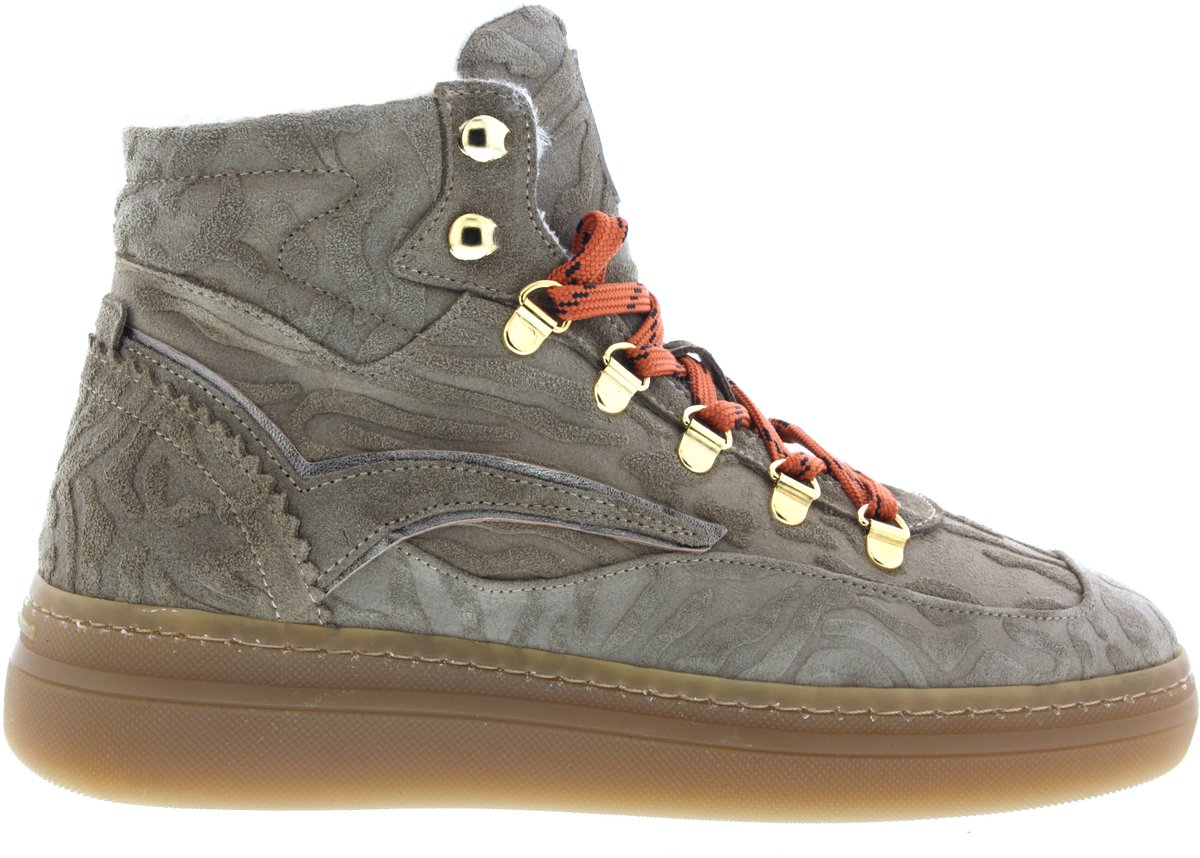 Dames Sneakers Floris Van Bommel Fygi 02.01 Taupe - Maat 37