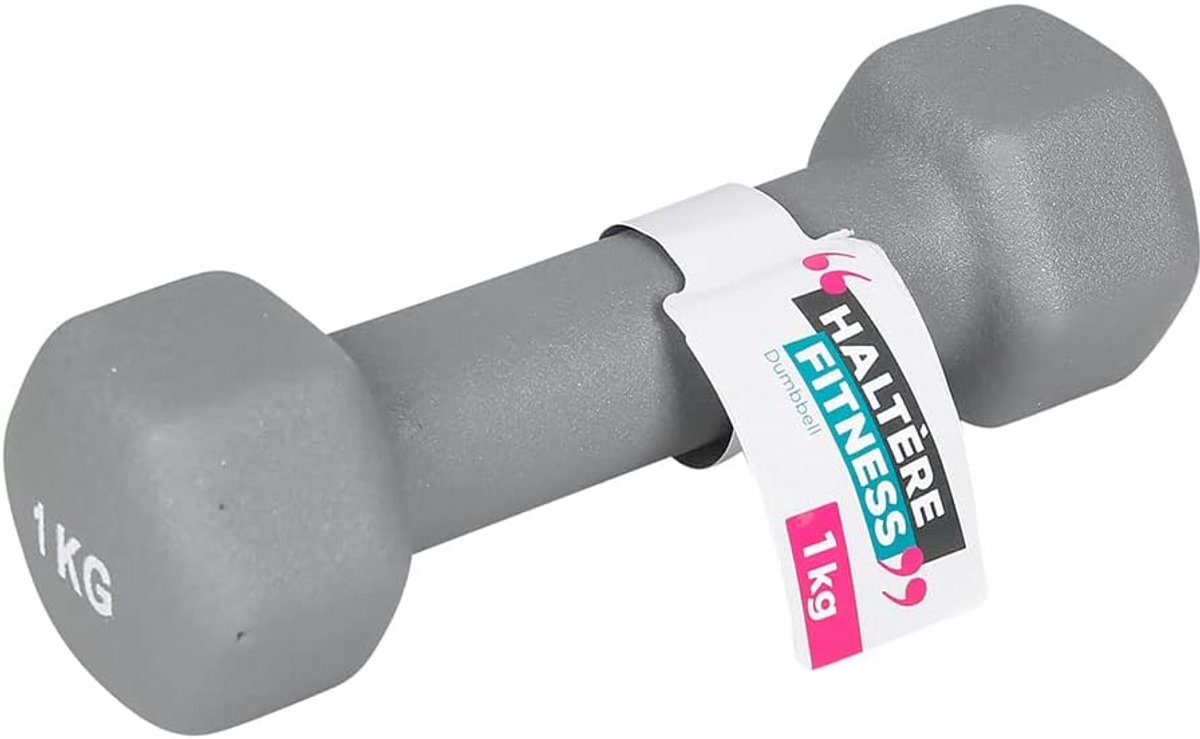 Thijox - Halter 1 kg - Perfecte grip - Geavanceerd gevormd voor diverse oefeningen - Complete training - Brede handgreep - Ideaal voor fitness, yoga,