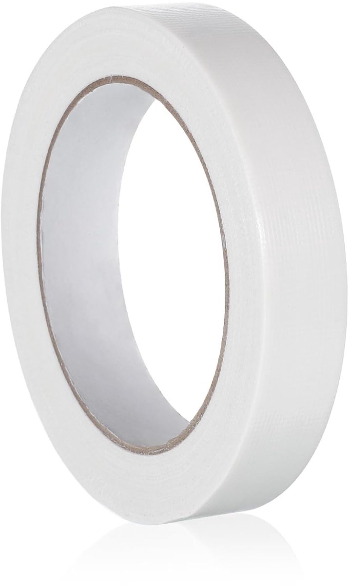 Skrfren Armoured Tape 1 Roll 20 mm x 20 m White High Quality Adhesive Tape White Curb Tape Extra Strong Extra Strong - ShopVlot