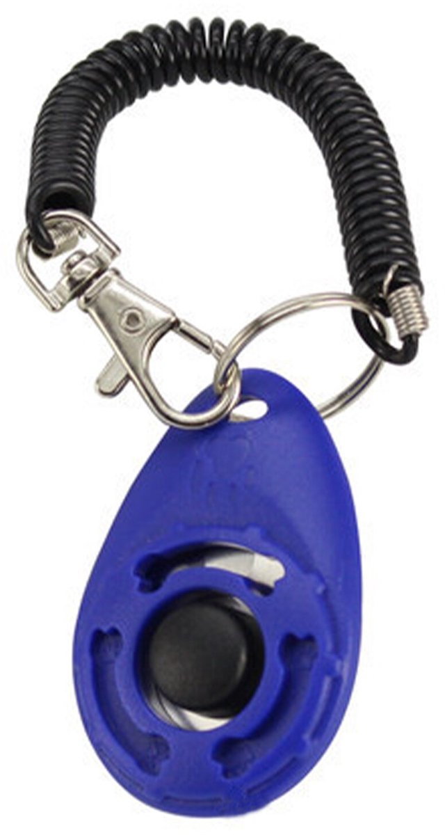 Clicker honden / paarden - Dieren clicker - Klikker - Dieren trainen - Hondentrainer - Paardentrainer - Diervriendelijke clicker - Puppy training - Blauw - Jonyx