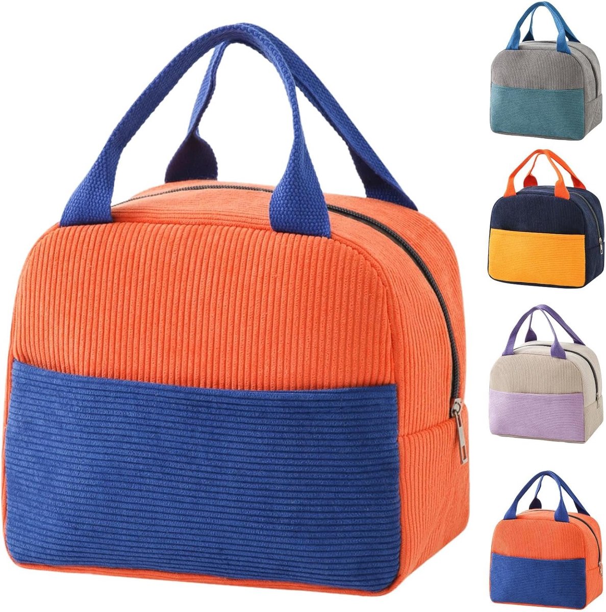 Thijox - Herbruikbare Lunchtas voor Dames en Heren - Lekvrije Koeltas - Lichtgewicht Thermische Lunchbox - Trendy Luipaardprint - Ideaal voor Kantoor,