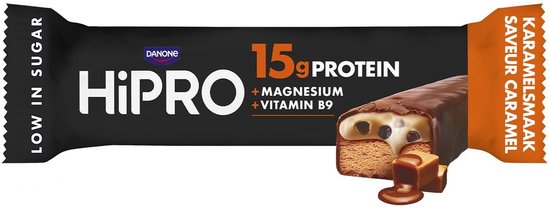 DANONE HiPRO Bars Proteïnereep - Caramel - Voordeelverpakking 2 x 12 repen — afbeelding 4