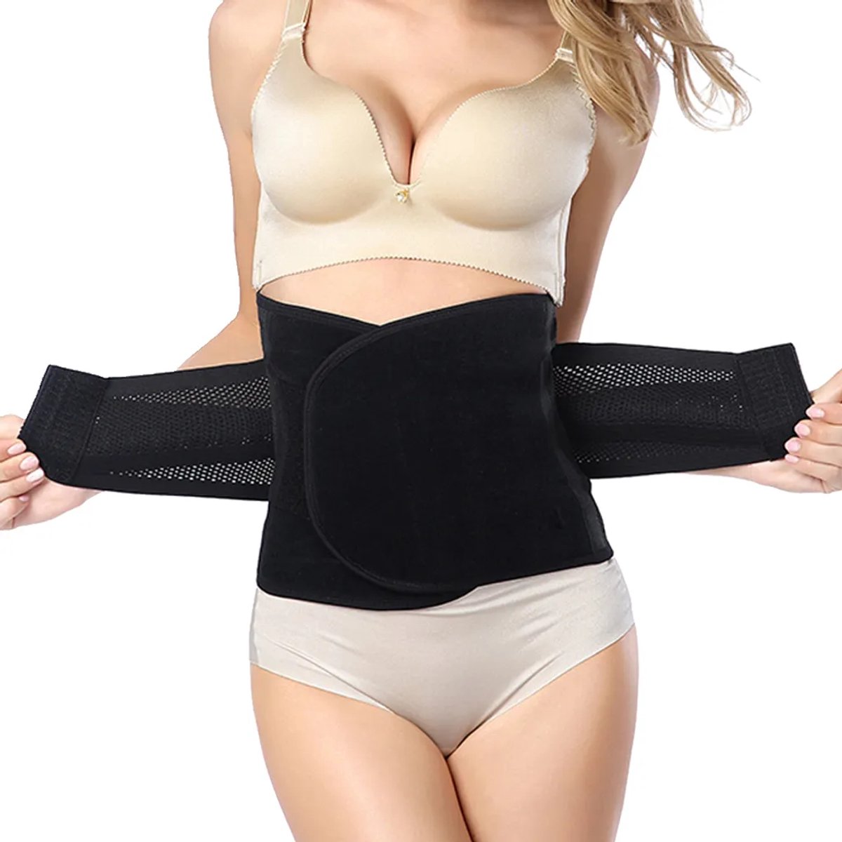 114Centimeterlange postpartum ondersteunings- en herstelgordel, shapewear, buikverstevigende gordel, afslankende gordel