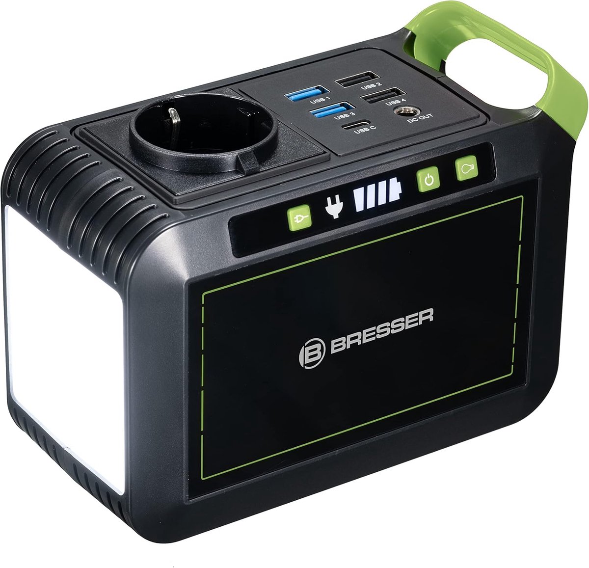Draagbaar Powerstation 88,8 Wh met USB-, AC- en DC-aansluitingen en LED-verlichting