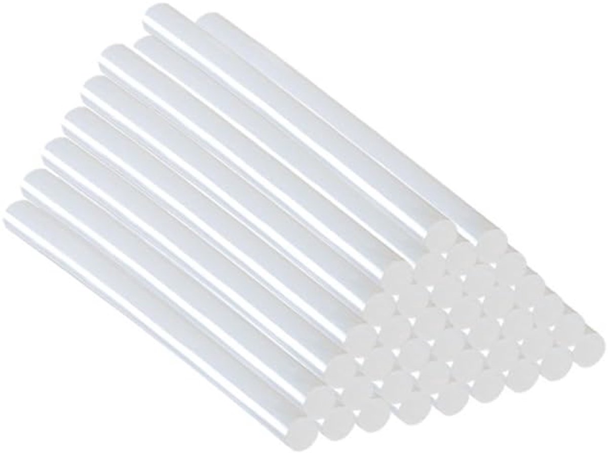 Thijox - Lijmstift Ø11 mm - 800 g Hete Lijmpatronen - Universele Smeltlijm - 50 Lijmsticks - Oplosmiddelvrij - Ideaal voor Knutselen en Doe-Het-Zelf P