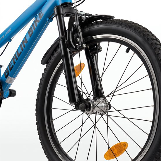 Berlin Bike MTB1 Kids kinderfiets 20 inch - 21 versnellingen - kinderfiets voor 6, 7 en 8 jaar - 20 inch fiets voor jongens en meisjes - blauw van Merkloos — afbeelding 4