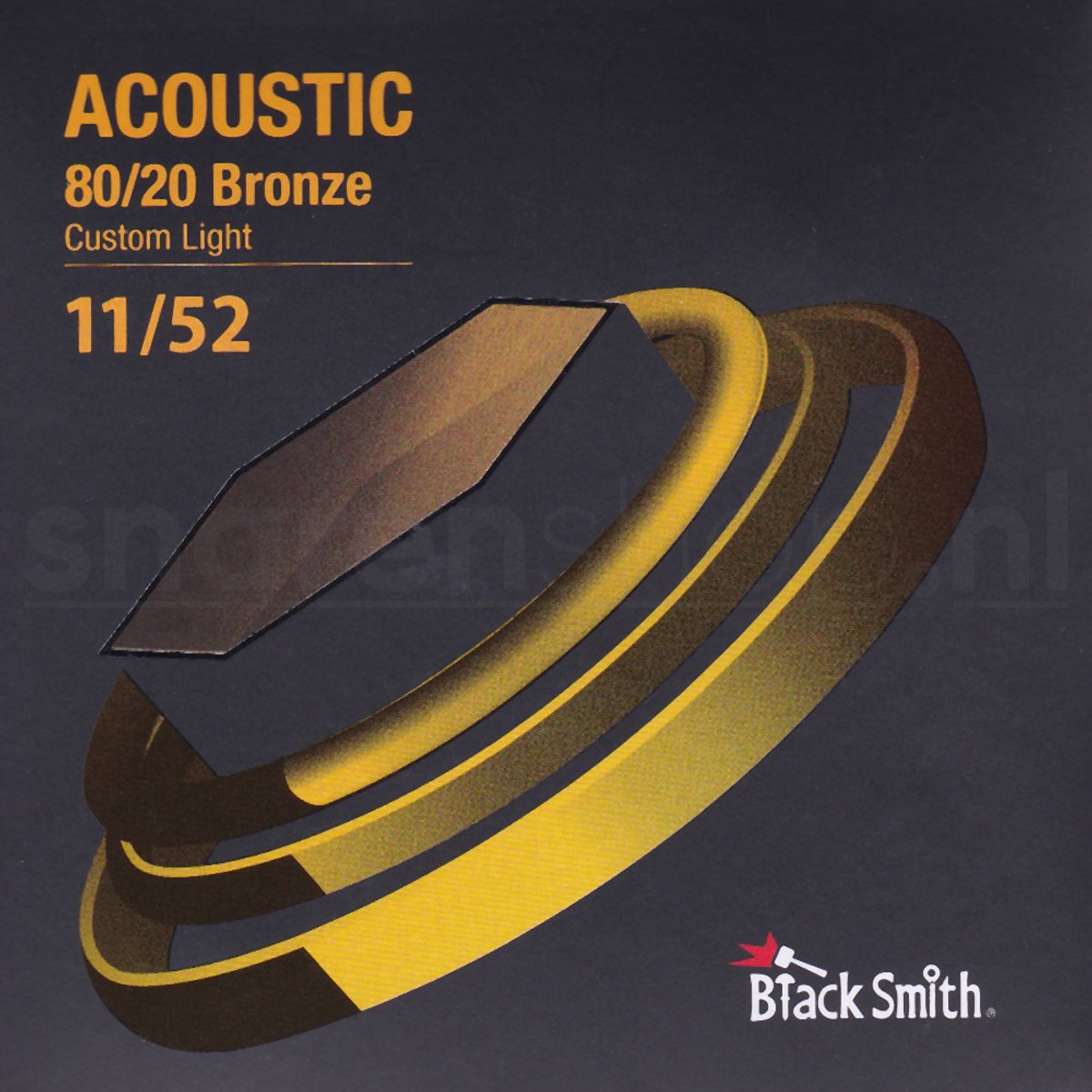BlackSmith AABR-1152 Snaren met Coating voor Akoestische Gitaar (11-52) Custom Light