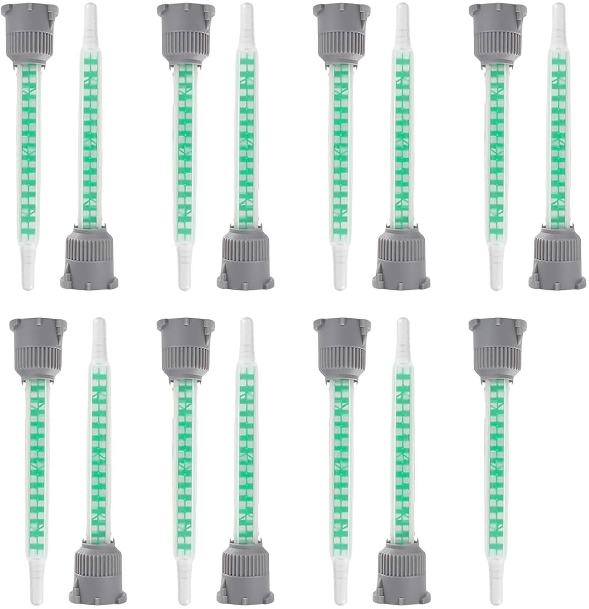 20 stuks statische mengnozzles voor injectiemortel, twee-componentenlijm en 2K lijmpistool accessoires