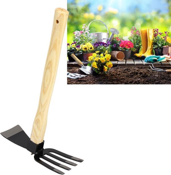 Hand Cultivator - Tuin Graver - Bodem Bewerken - Stevig Carbon Staal - 40 cm - Niet gespecificeerd — afbeelding 2