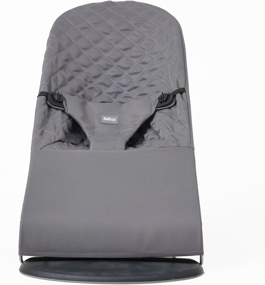 SnelShoppen - Hoes voor Babyhangmat, Compatibel met Ergonomisch Verstelbare Schommelstoel, Hypoallergeen Zitje voor Baby, Grijs, Ideaal voor Kinderen