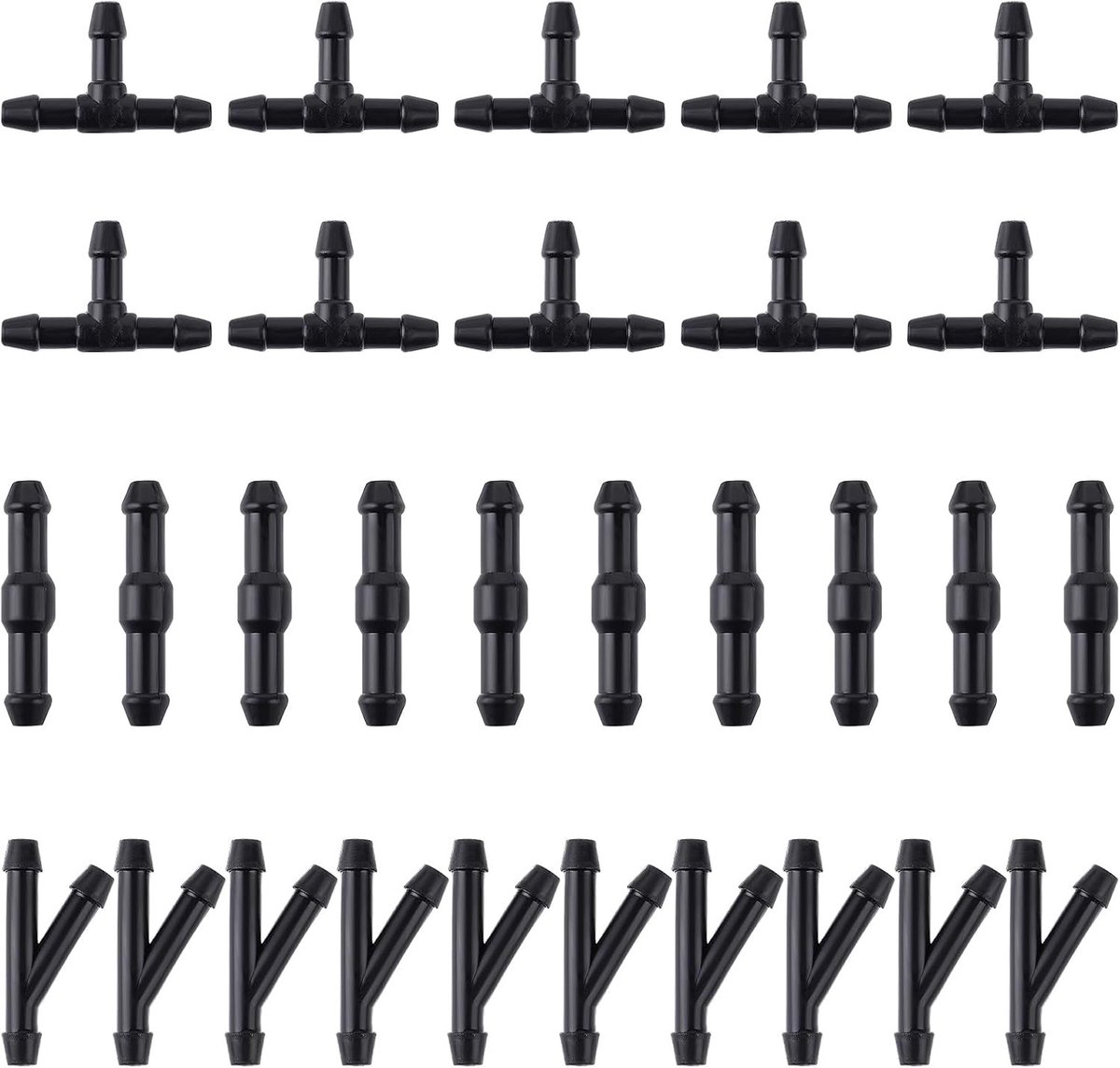 Windscreen Washer Slang Connector Set - 30 Stuks 2-Weg en 3-Weg Adapters voor Auto Ruitensproeier Slang, Universele Waterdichte Verbindingen en Accessoires