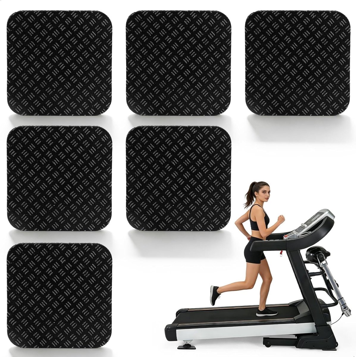 Duurzame en Antislip Loopbandmat voor Thuisgebruik, Geschikt voor Elliptische Loopbanden en Fitnessapparatuur