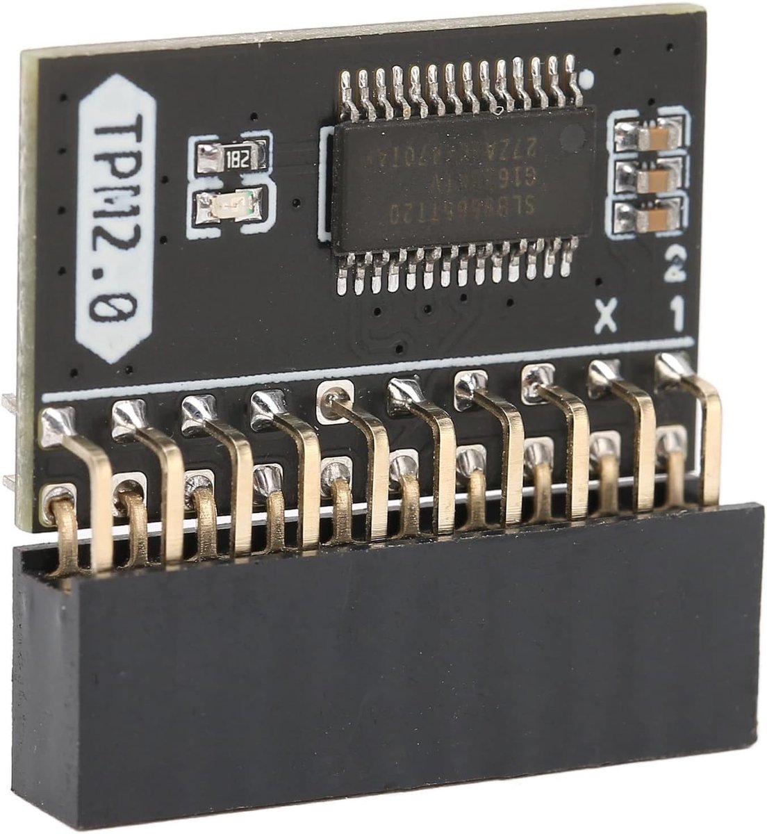 TPM 2.0 Encryptie Beveiligingsmodule, 20-1Pin 2 10P 2.54mm Pitch voor Veilige Gegevensbescherming en Hardwarebeveiliging