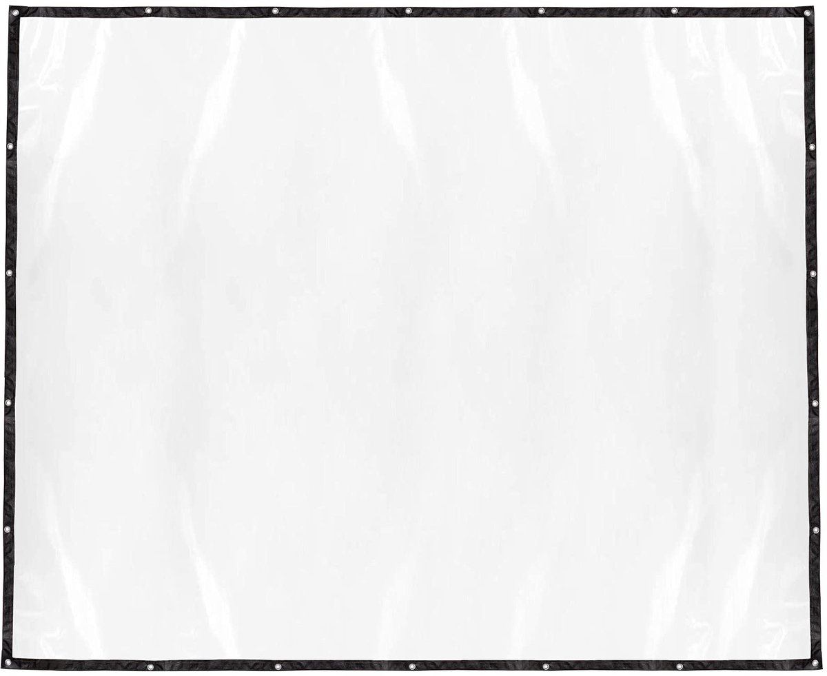 SnelShoppen - Transparant Zeil 3 x 2,5 m - Waterdicht en Stofdicht Afdekzeil met Oogjes voor Tuin, Plantenafdekking, Terras, Overkapping, Outdoor Meub