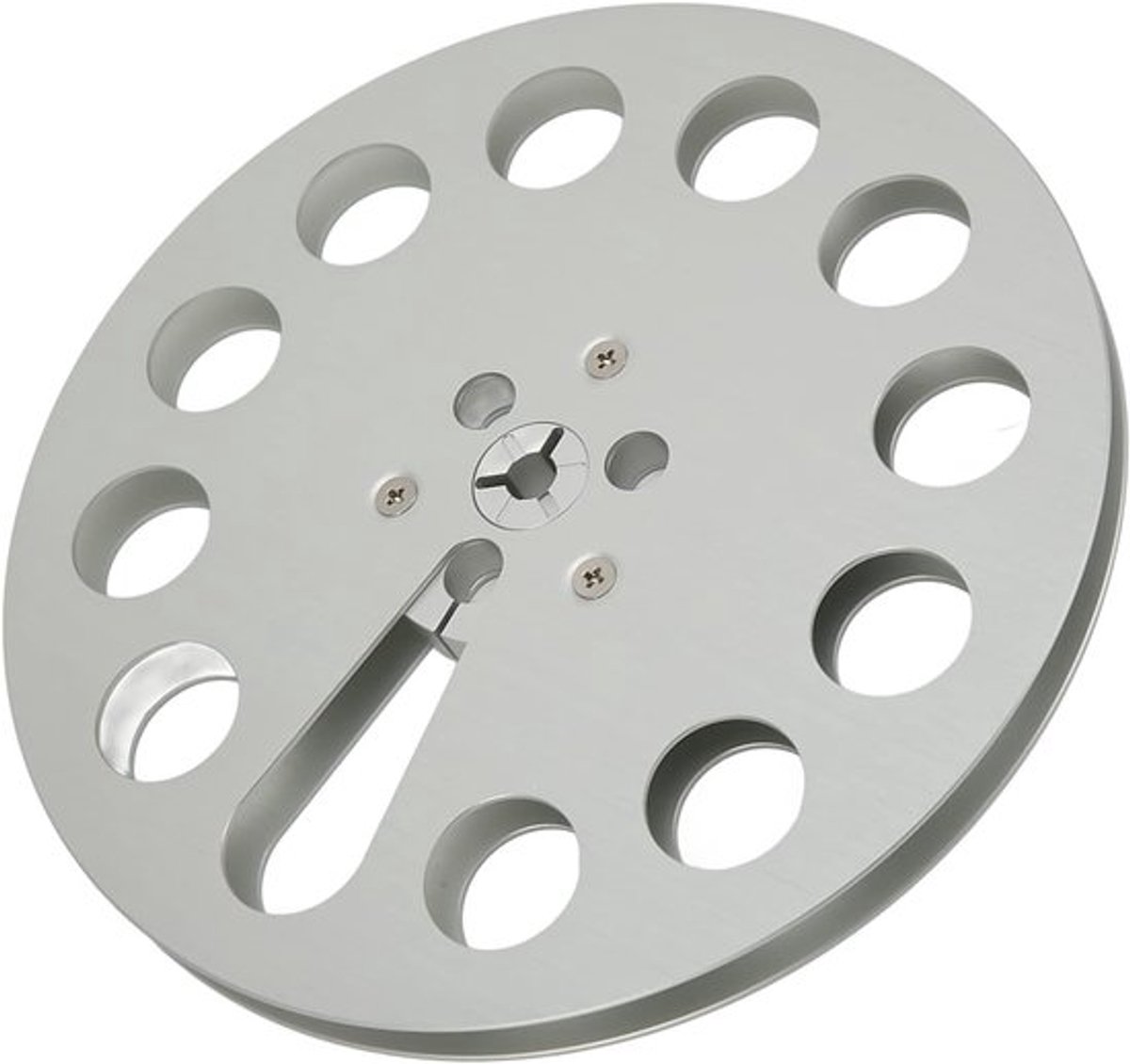Lege 1/4 7 Inch Tape Reel met 11 Gaten voor Universeel Gebruik, Aluminium Opname Reel voor NAB en Geluidsopnamen