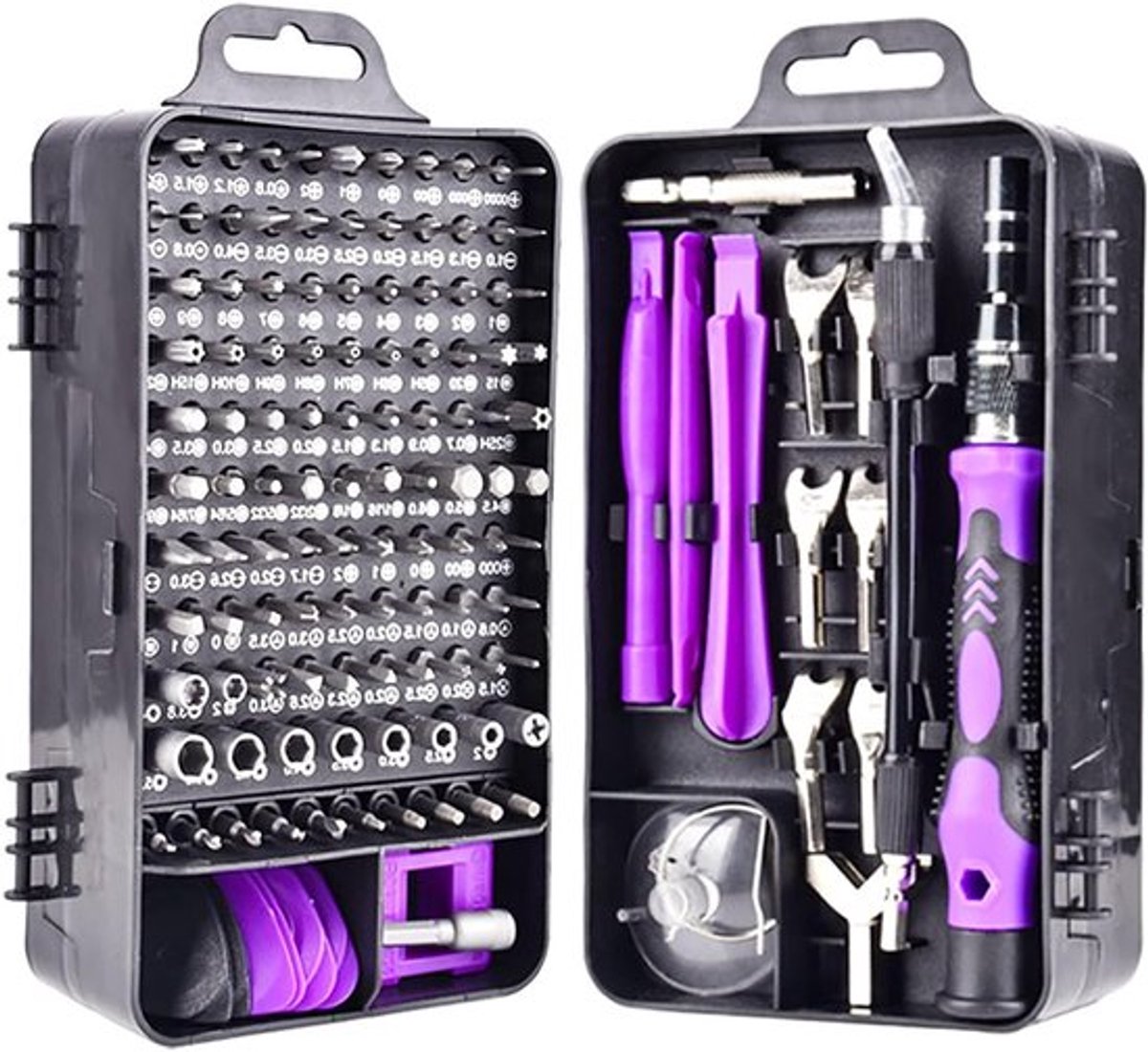 Complete Precisieschroevendraaier Set van 135 in 1 voor Reparatie van PC, Laptop, iPhone en Speelgoed