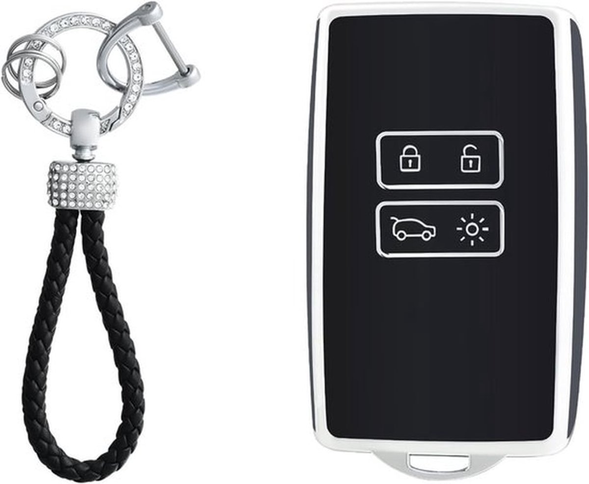 Hoogwaardige Sleutelbescherming voor Renault Modellen - Sleutelhoes, Sleutelhanger en Sleutelcover voor Clio, Espace, Master, Talisman, Megane, Duster, Kadjar en Captur