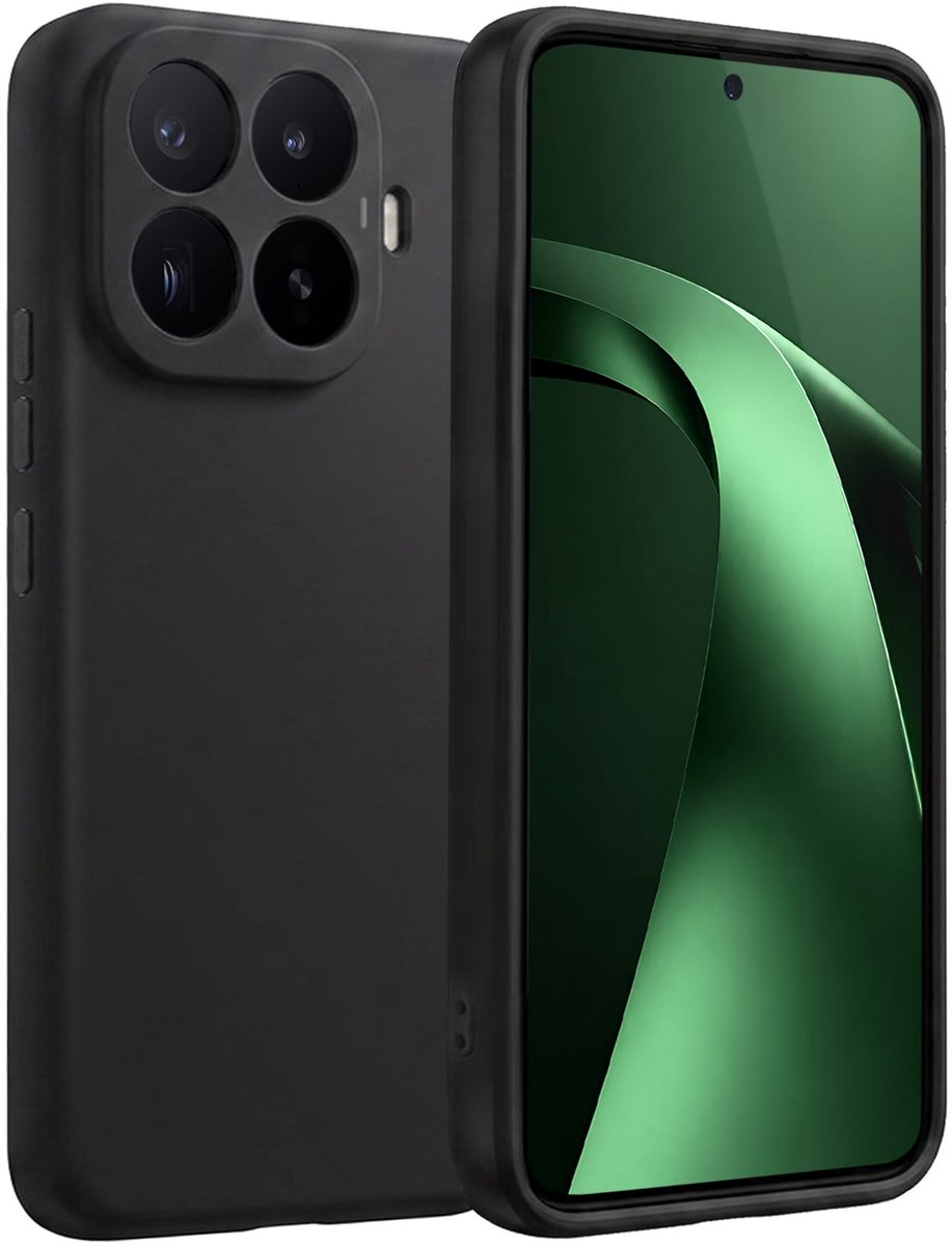 Hoesje Geschikt voor Xiaomi 17T - Sterk & Shockproof - Hoes Cover - Siliconen Case - Zwart