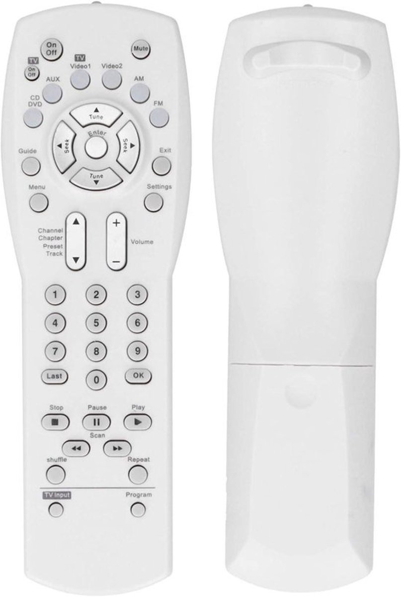 Afstandsbediening voor AV 321 serie - TV DVD VCR - Wit - Universele Controller