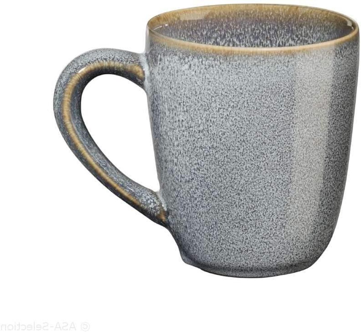 Kopjes met oor - Cappuccino kopjes - Koffie moment - Set van zes - Standaard formaat - Denim blauw