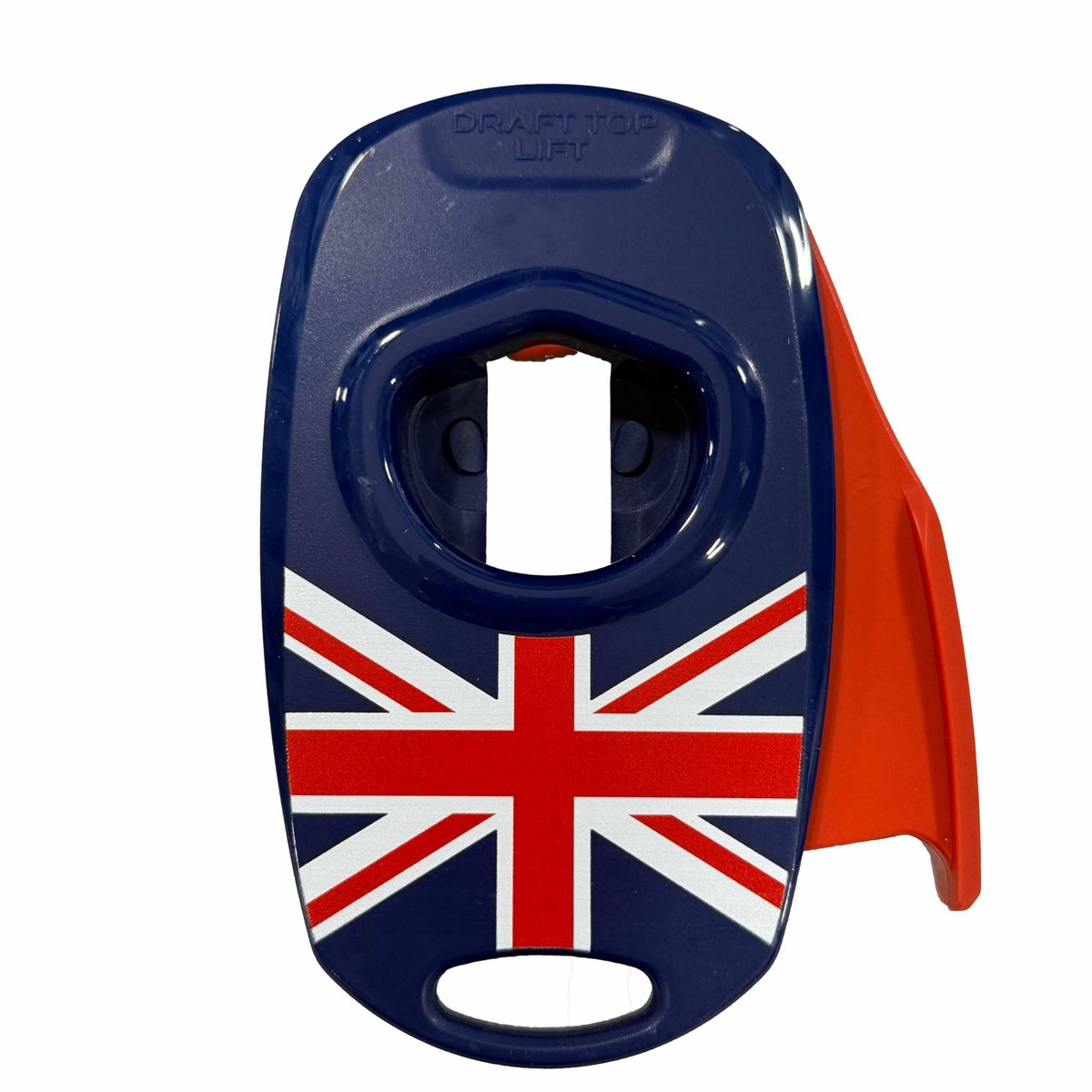 SnelShoppen - Draft Top Lift Universele Blikopener - Verwijdert Deksel Voor Alle Maten Blikjes - Eenvoudig Te Bedienen Met Gladde Rand - Union Jack De