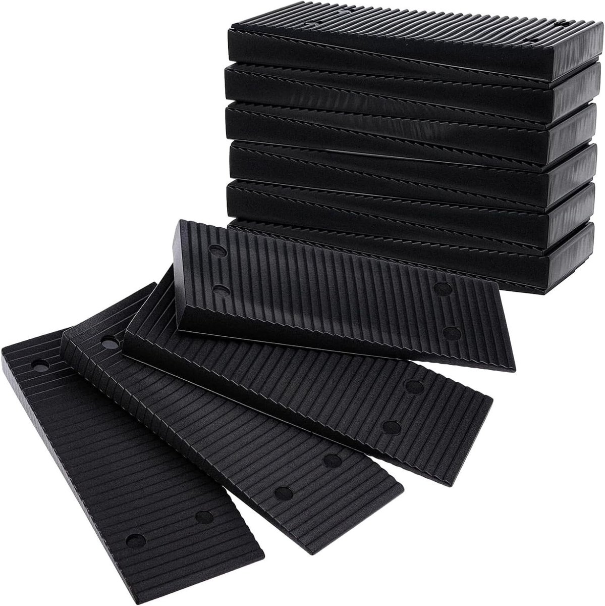 16-delige Set Plastic Niveau Wedges voor Deuren en Ramen, Verstelbare Nivelleer Hulpstukken voor Tafel, Kast en Vloeren