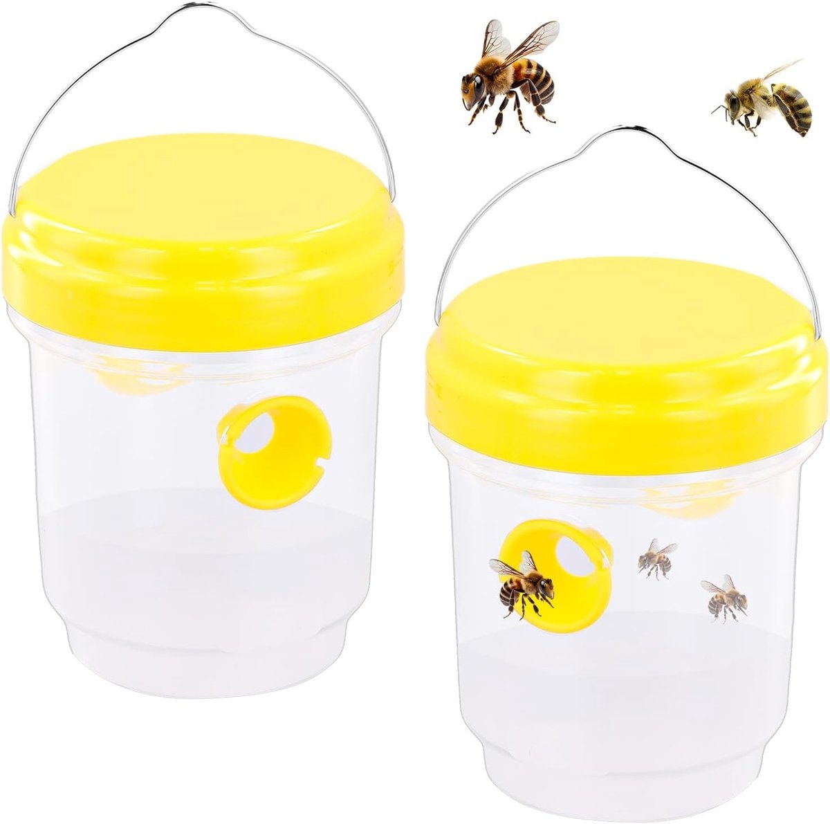 Herbruikbare Insectenval, 2 Stuks, Effectieve Vliegenval voor Insecten, Wesp en Bij, Ideaal voor Binnen en Buiten in Tuin en Balkon
