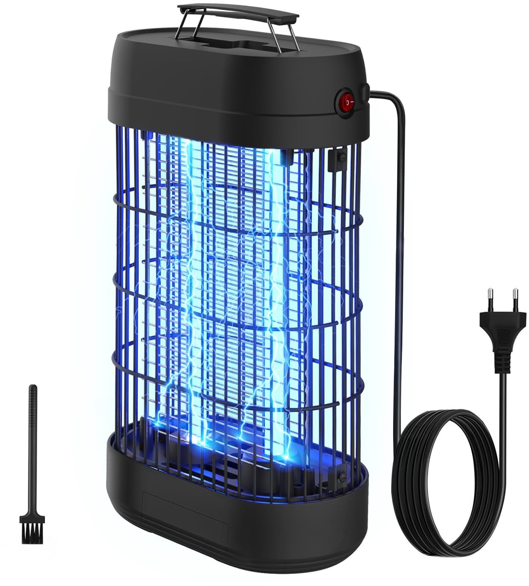 SnelShoppen - EUQQZU Insectenverdelger 18W - Elektrische Muggenlamp en Vliegenval met 3 Muggenbestrijdingstechnologieën en 2 Veiligheidsbescherming -