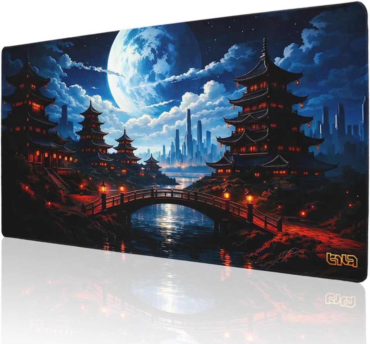 SnelShoppen - Tilt Gaming Muismat XXL 100x50 cm | Antislip Desk Mat | Waterdichte Gaming Mouse Pad | Multifunctionele Bureau Onderlegger | Verbeter Pr