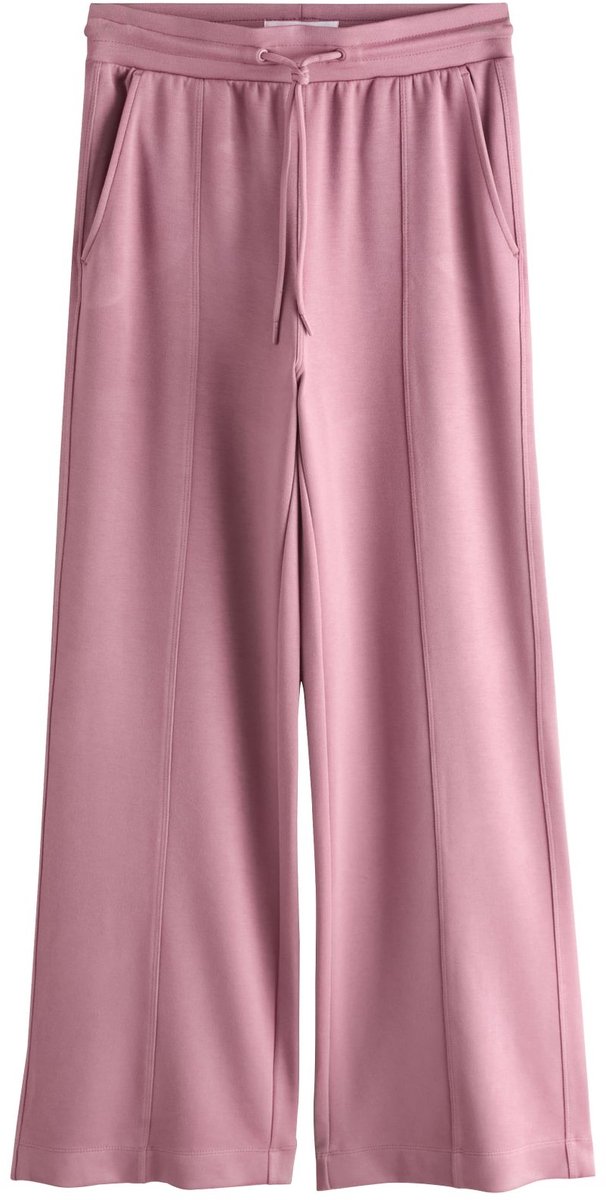 Next - Dames - Joggingbroek met wijde pijpen - Roze