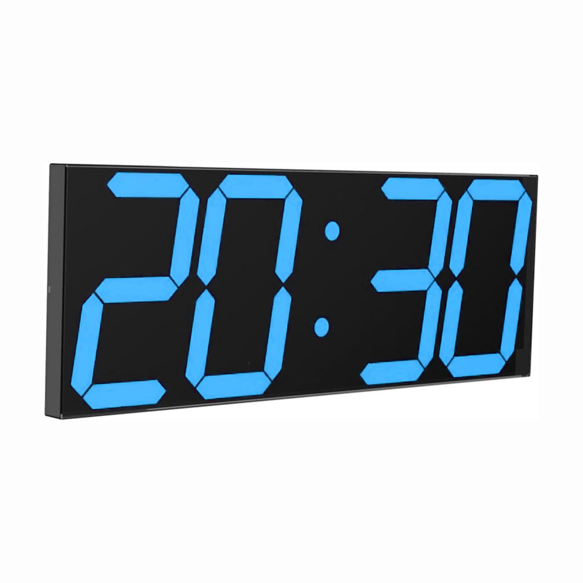 SnelShoppen - CHKOSDA Led digitale klok 18 inch, grote wandklok met countdown-functie, 8 instelbare helderheidsniveaus, 16 alarminstellingen, 12/24-uu