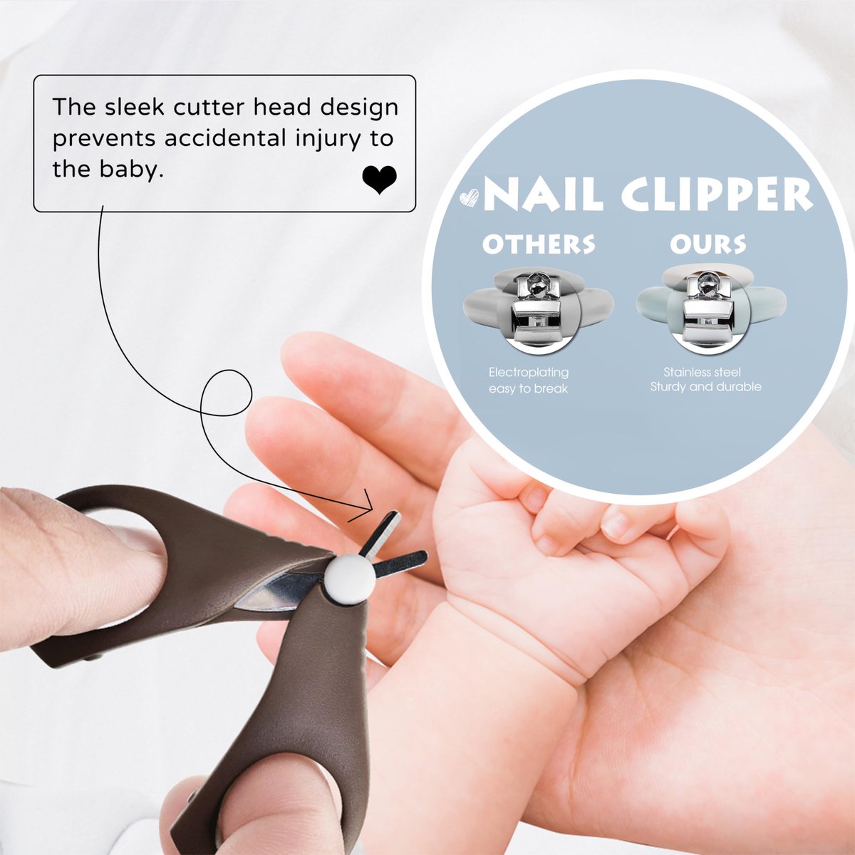 SnelShoppen - Baby grooming cadeauset voor nieuwe ouders en kinderen - 8-delige set in schattig roze - Perfect voor verzorging, babyshower, kraamcadea