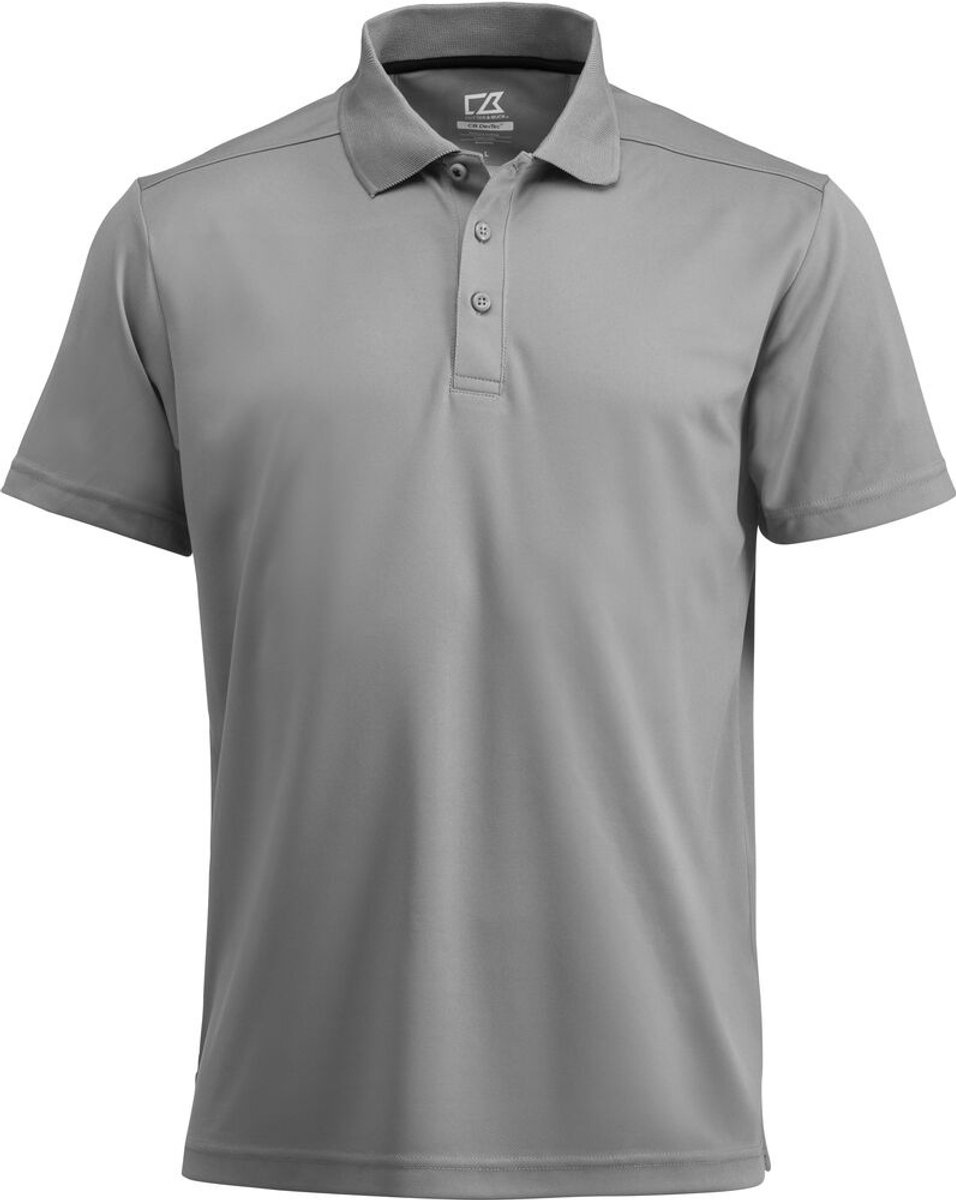 Cutter & Buck Kelowna Polo Heren 354400 - Lichtgrijs - XL