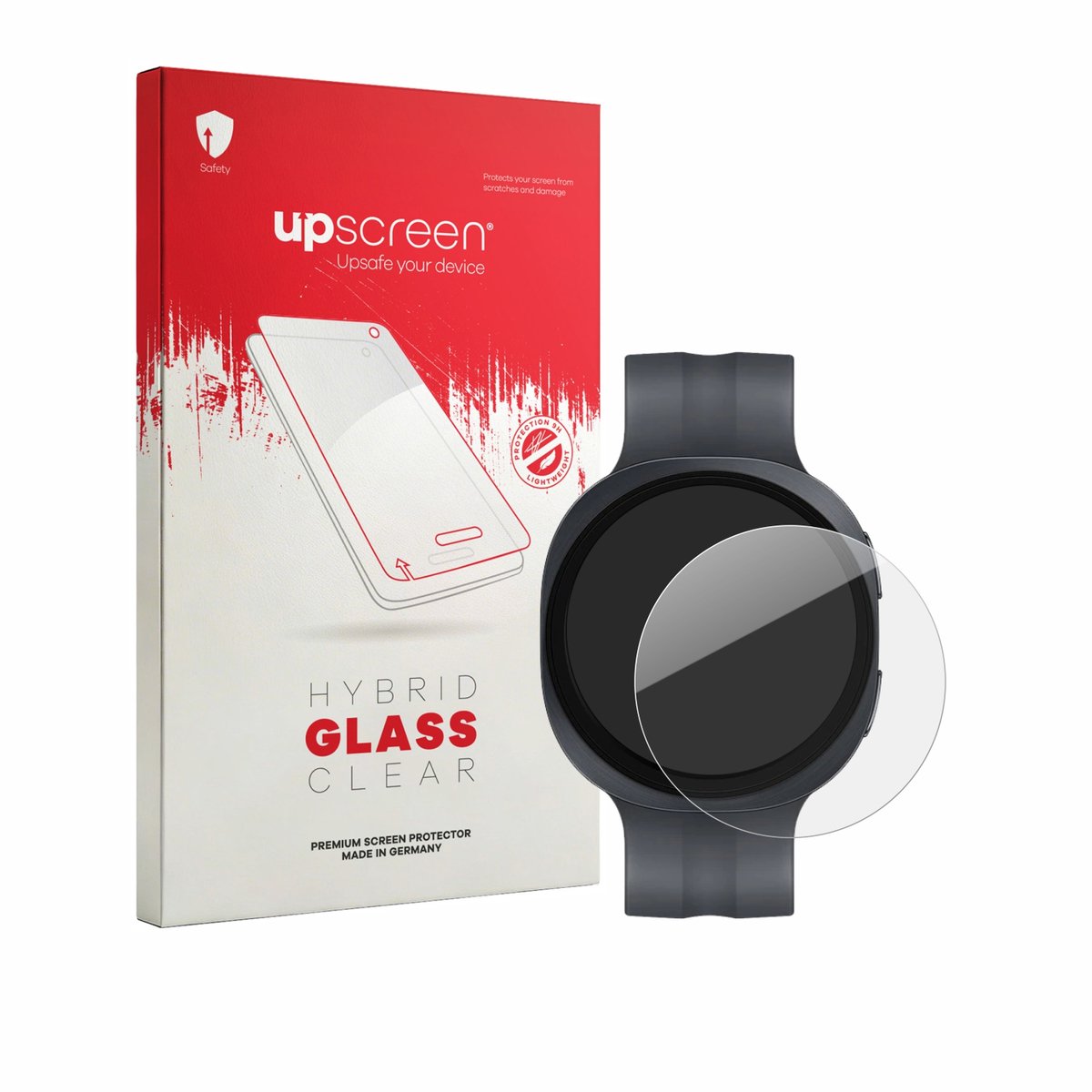 upscreen - Screenprotector voor Samsung Galaxy Watch 9 (44 mm) - Folie Beschermfolie Beschermglas transparant