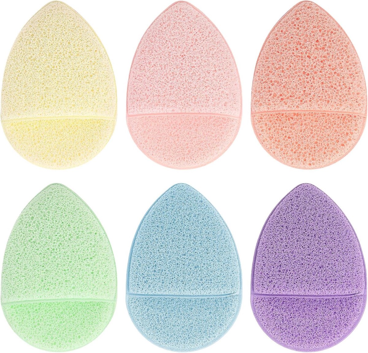 Zachte Gezichtspeelspons voor een Diepe Reiniging, Perfect voor Make-up Verwijdering en Hydratatie