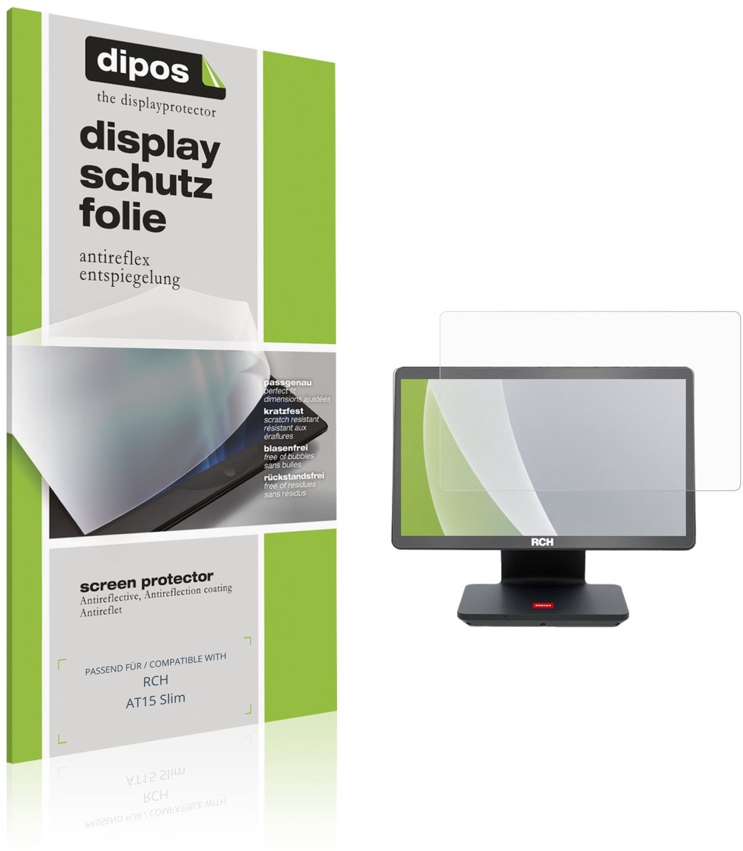 dipos – 2x Matte Beschermfolie geschikt voor RCH AT15 Slim | Krasbestendige & antireflecterende Screenprotector Ultra-Thin