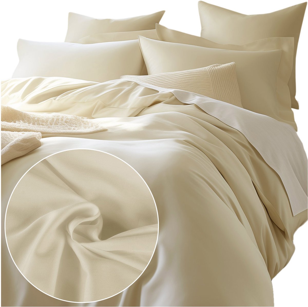 Carmen cotton Beddengoed + 2 kussenslopen 200x220 cm