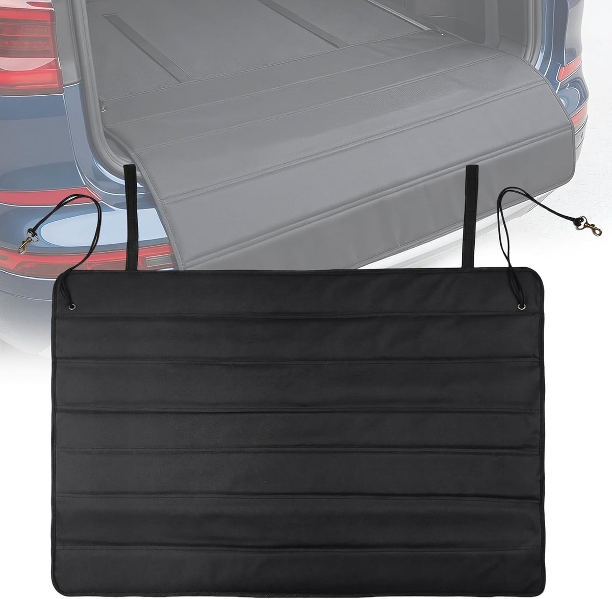 Verbrede autobumperbescherming kofferbak, 96 × 64 cm, bumperbescherming hond, kofferbakbescherming, opvouwbare - ShopVlot