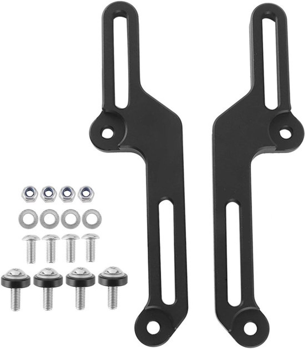 Verstelbare Windshield Adjusters Kit van CNC Aluminium voor CB500X 2017-2020, Hoogte 0.5-2in, Perfecte Pasvorm en Duurzaamheid