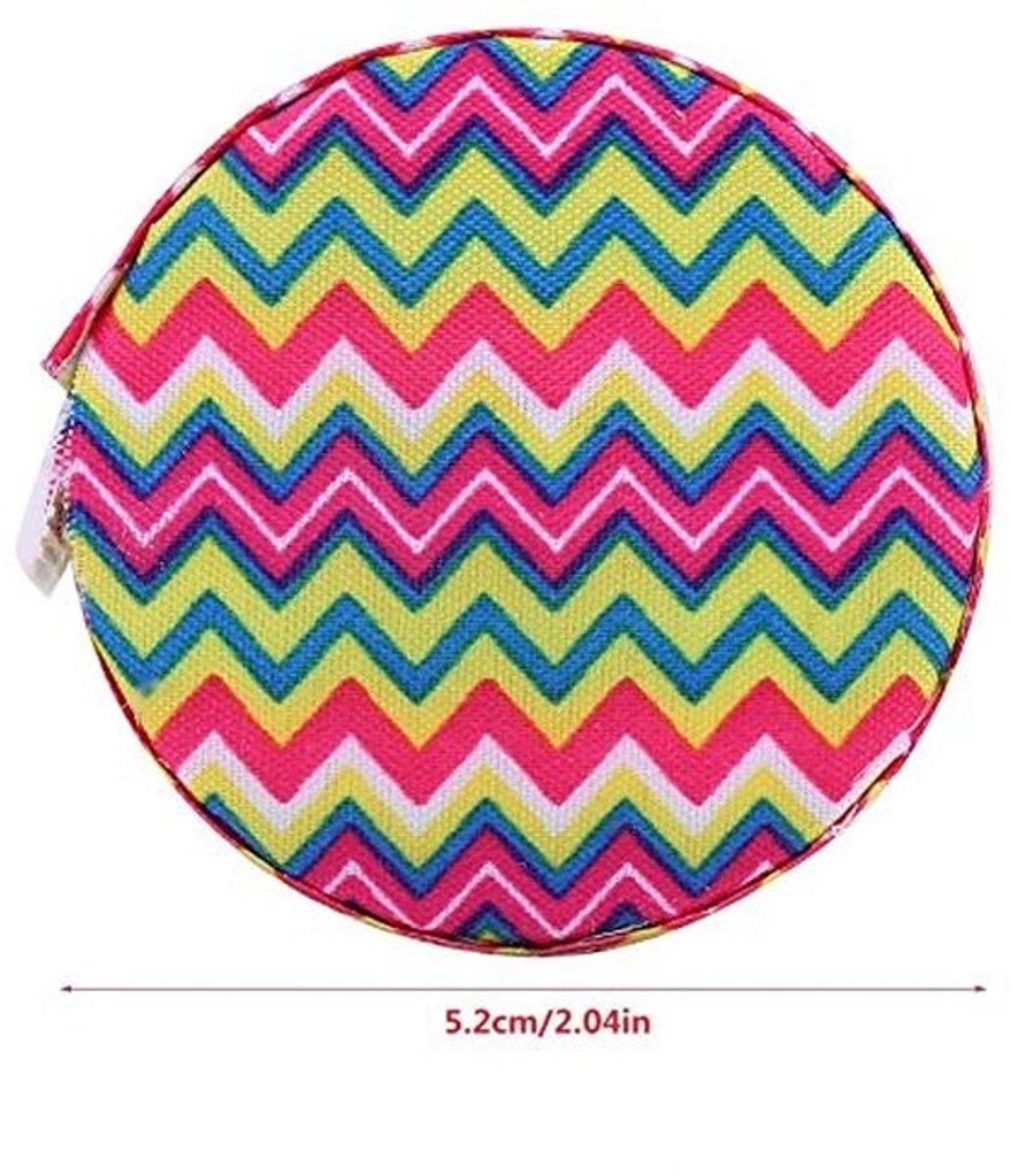 Meetlint Intrekbaar 150 cm - Meetlint Lichaam - Meetlint Naaien - Meetlint Knutselen - Diameter 5,2 cm - Lichtgewicht 22 gram - Meetband