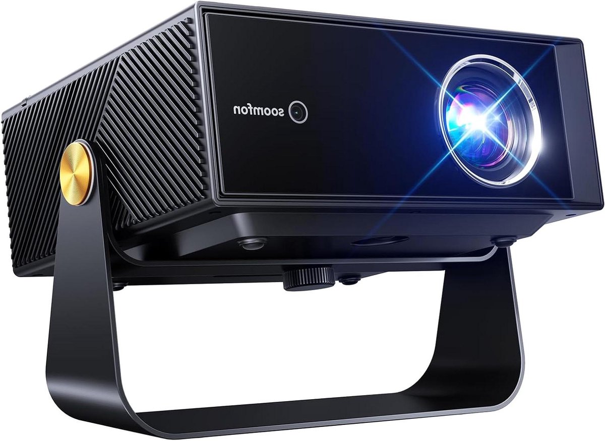 Smart Beamer - Mini Projector - Thuisbioscoop Creëren - Automatische Uitlijning - Tot 150 Inch - Zwart