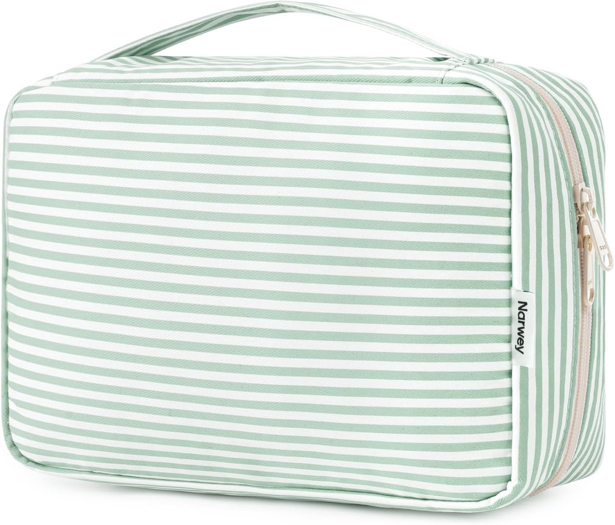 SnelShoppen - Grote Toilettas voor Dames en Heren, Hangende Make-uptas en Wastas, Waterdicht, Ideaal voor Vakantie, Camping, Feest, Reis, Zwart