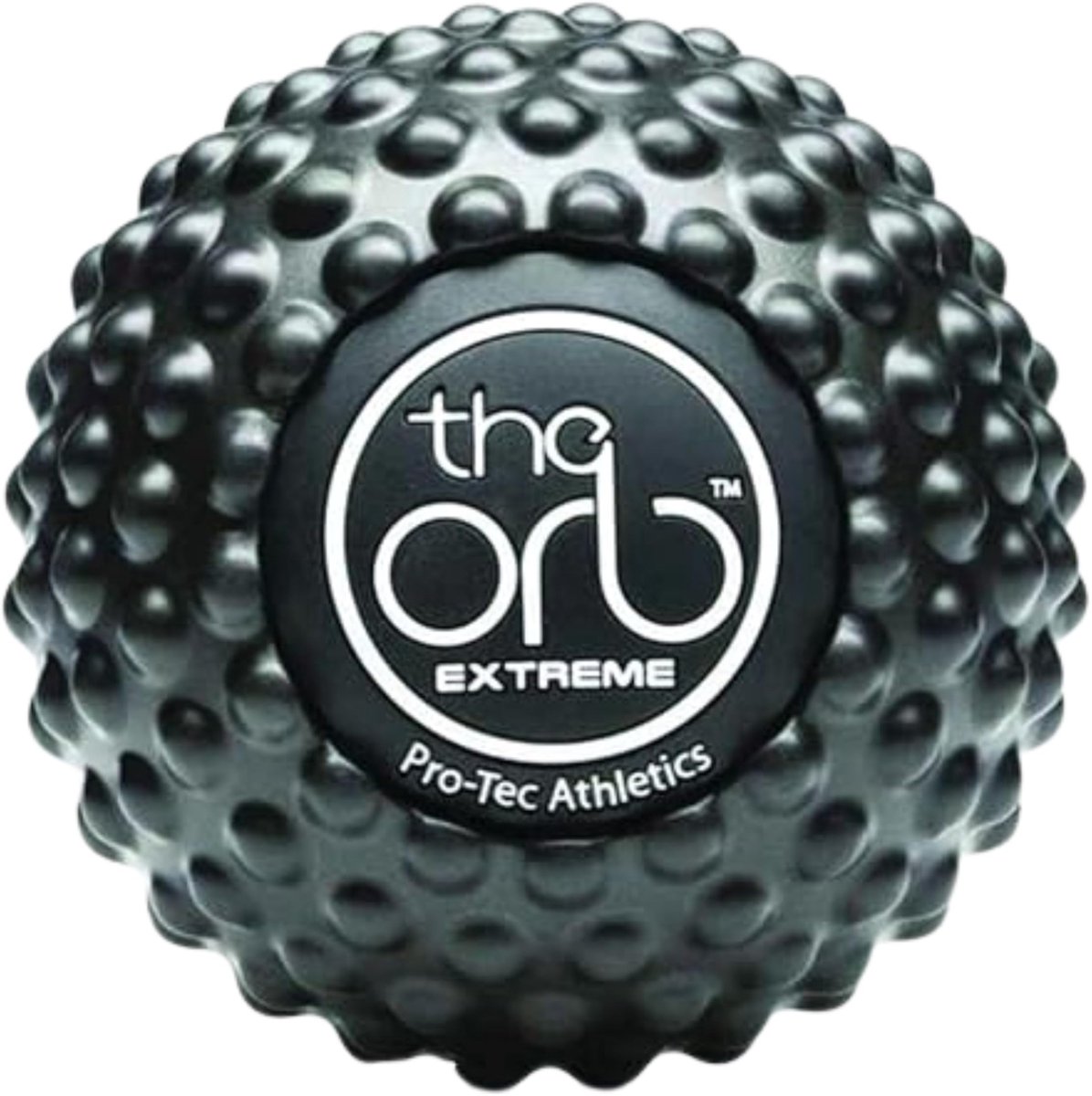 SnelShoppen - Deep Tissue Massagebal voor Diepe Spiermassage - Extreme Kogel met Hoge Dichtheid - Zwart - 11,5 cm - Ideaal voor Sport en Ontspanning