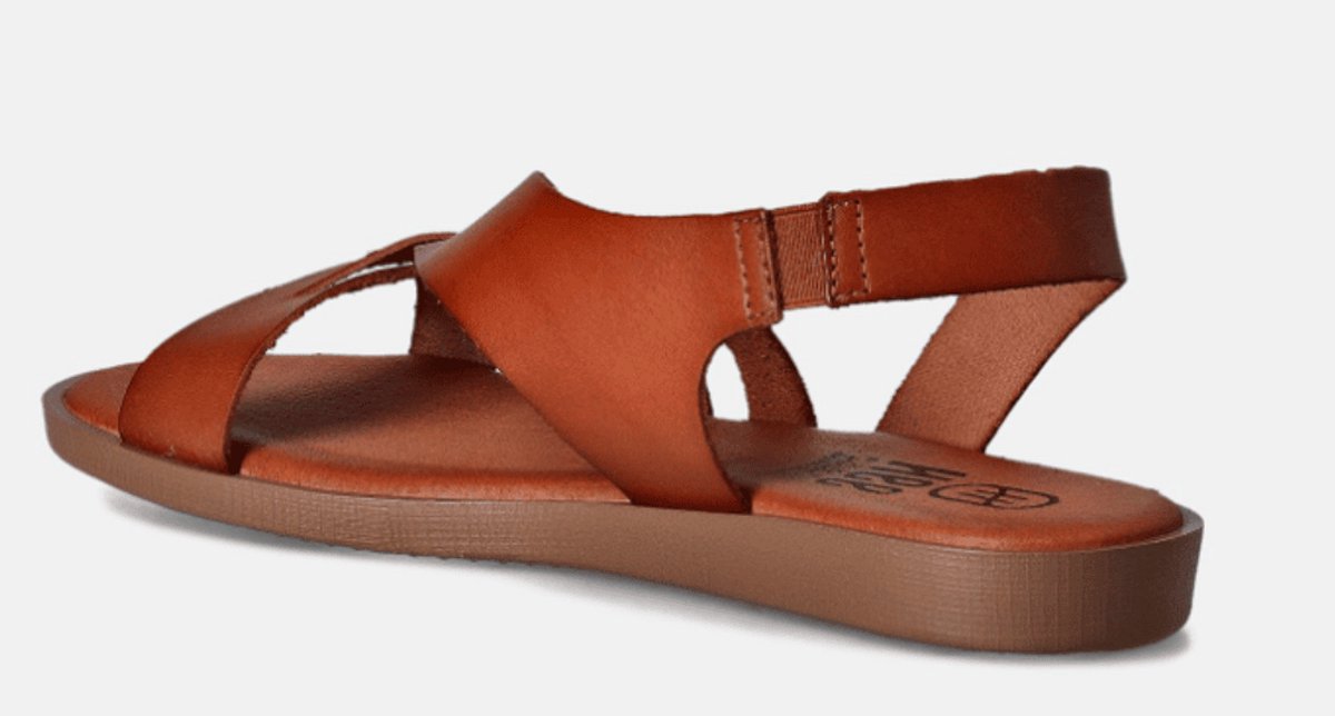 Hee! Dames Sandaal | Cognac | Maat: 37