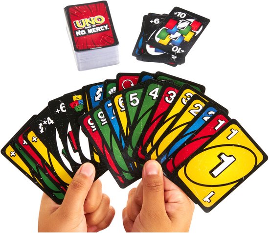 Mattel Games UNO Toon Geen Genade - UNO No Mercy - Kaartspel