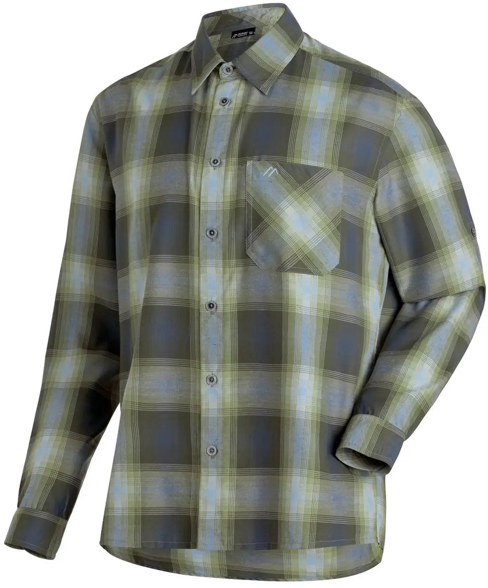 Shirt met lange mouwen Maier Sports Claas Blauw