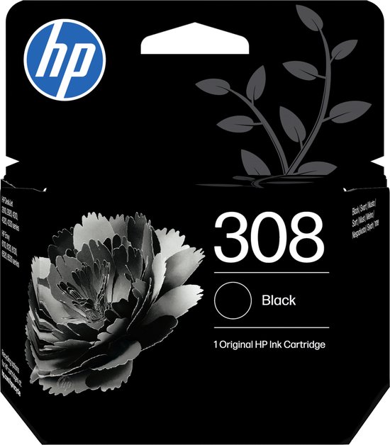 HP 308 - Inktcartridge - Origineel - Standaard capaciteit - Zwart
