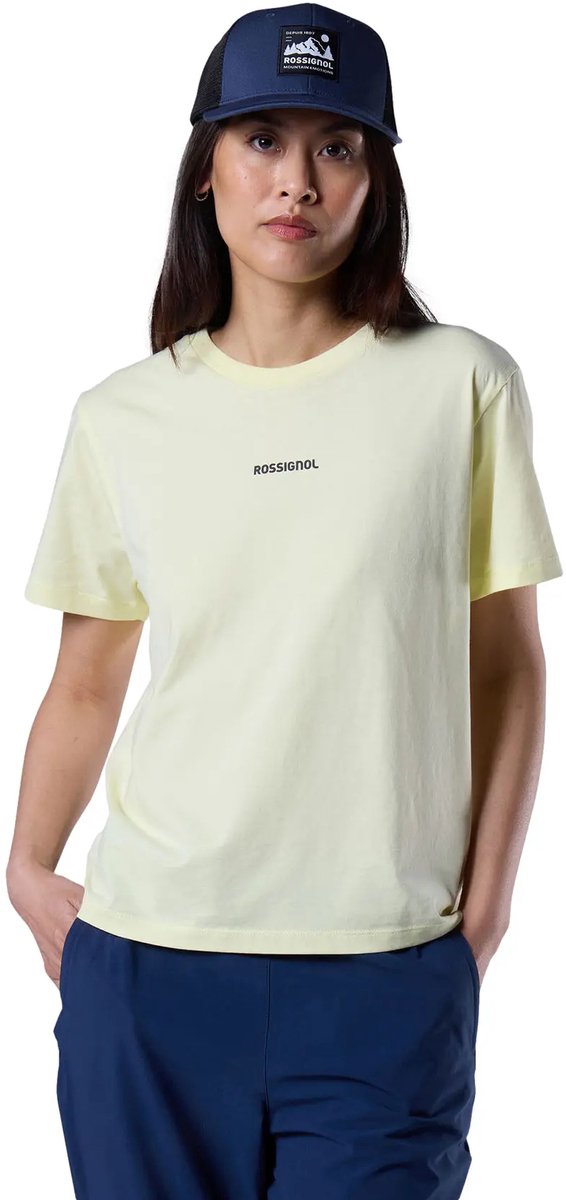 T-shirt dames Rossignol Waterfall Geel